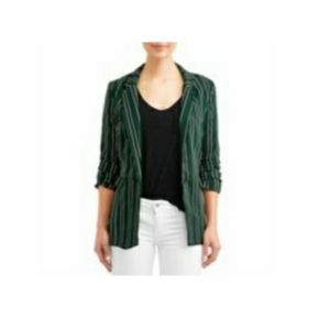 NWOT. Blazer. Junior's. Large. Stripe.